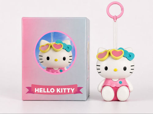 Tanning Kitty Color-Changing Keychain